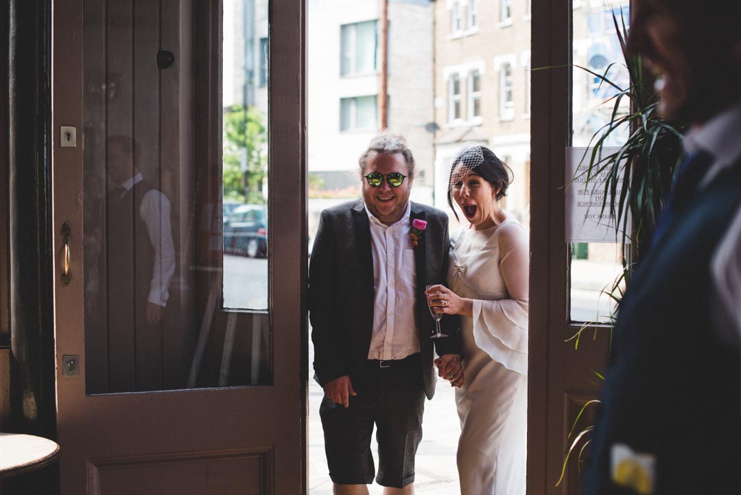 bride and groom entrance
