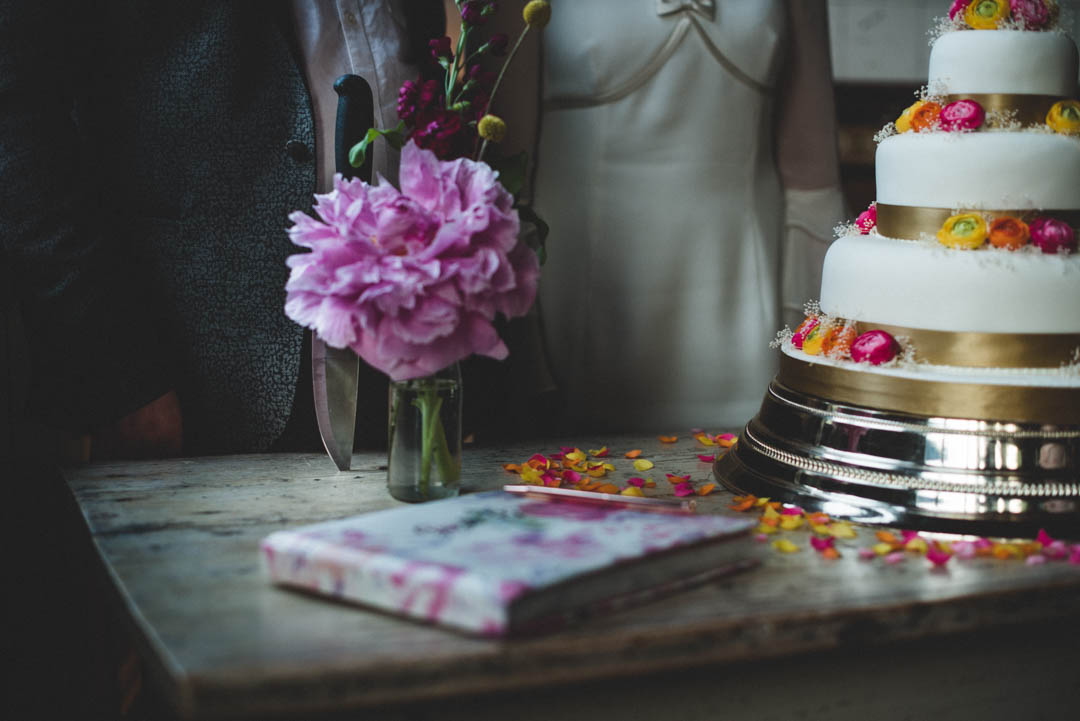 wedding cake detail