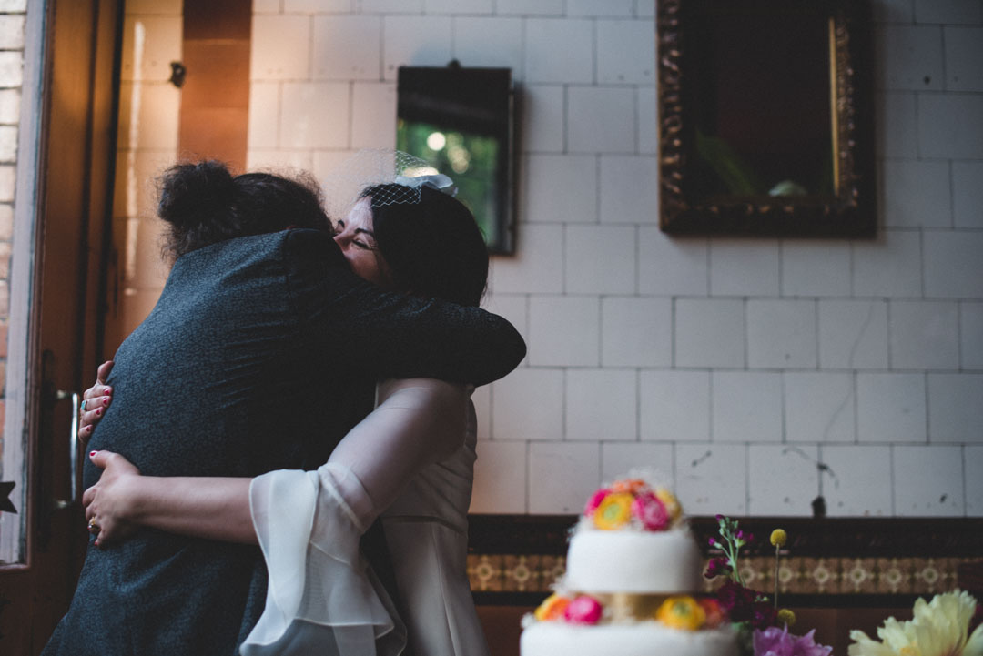 couple hugging