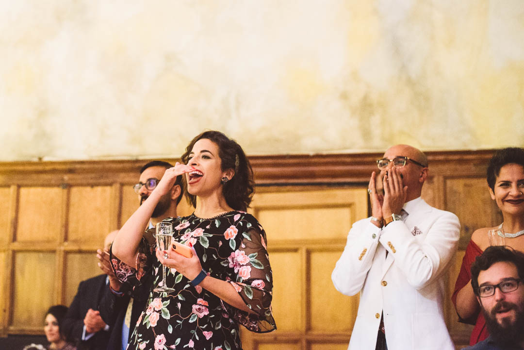 informal wedding photos Battersea Arts Centre