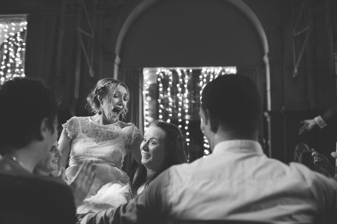 Battersea Arts Centre fun wedding photography