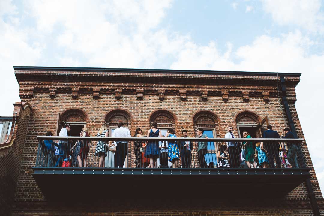 summer Walthamstow Wetlands wedding