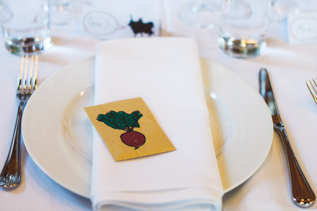 Walthamstow Wetlands handmade wedding favour