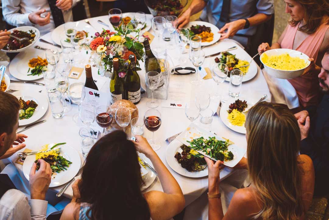 wedding dinner