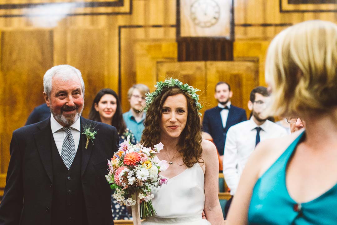 Hackney Town Hall Council Chamber wedding