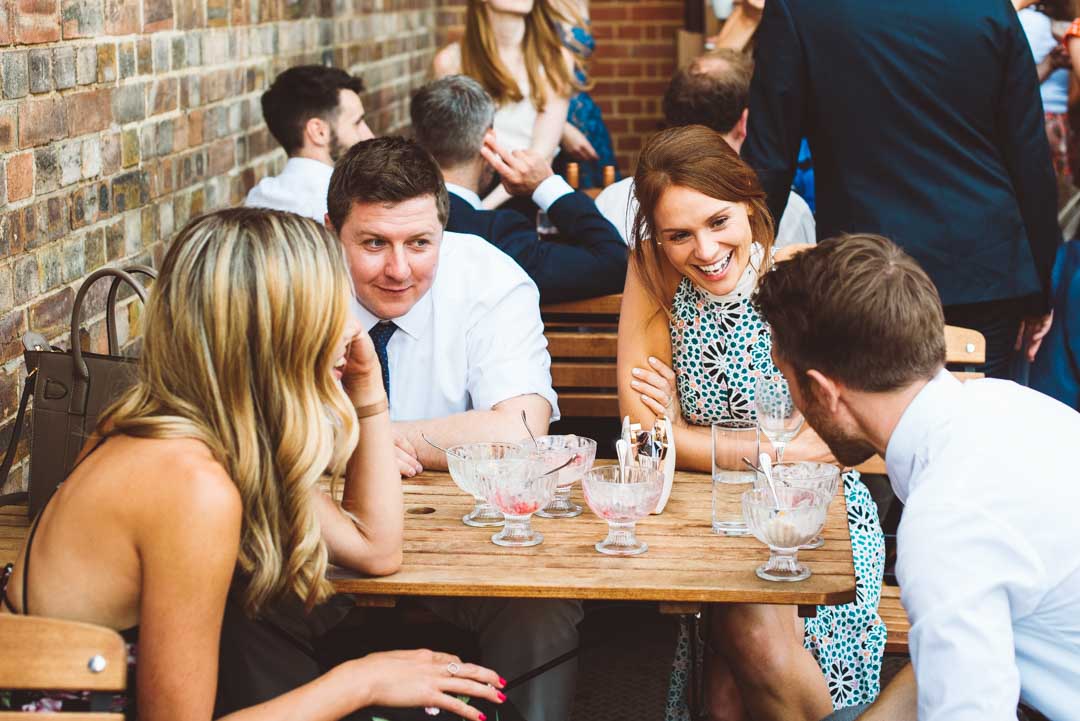 Walthamstow Wetlands relaxed wedding photos