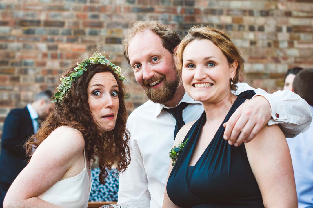 Walthamstow Wetlands informal wedding photos