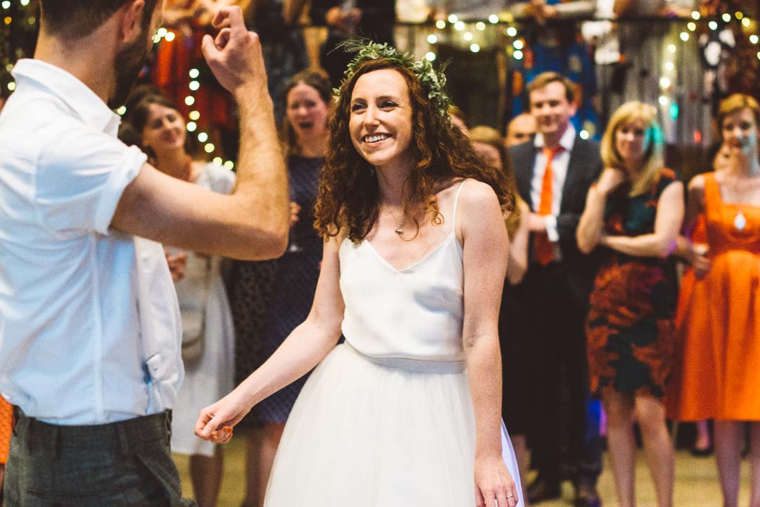 bride dancing