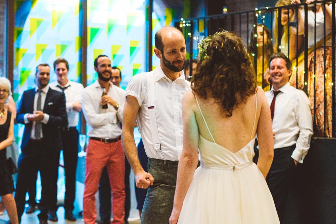 groom dancing