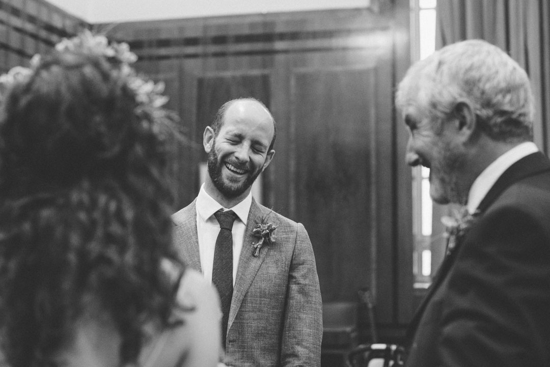 Fun wedding at Hackney Town Hall