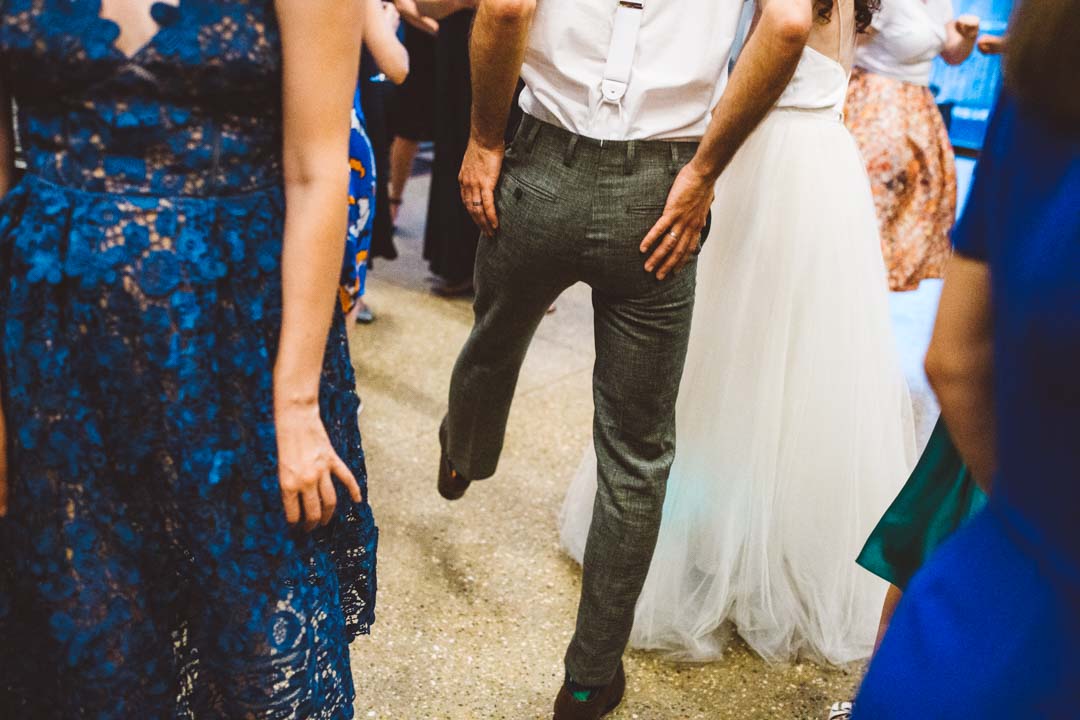 Walthamstow Wetlands wedding party
