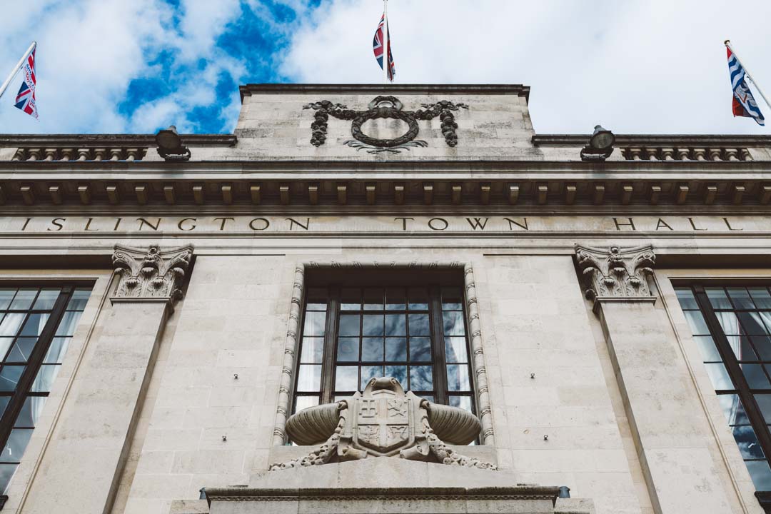 Islington Town Hall facade