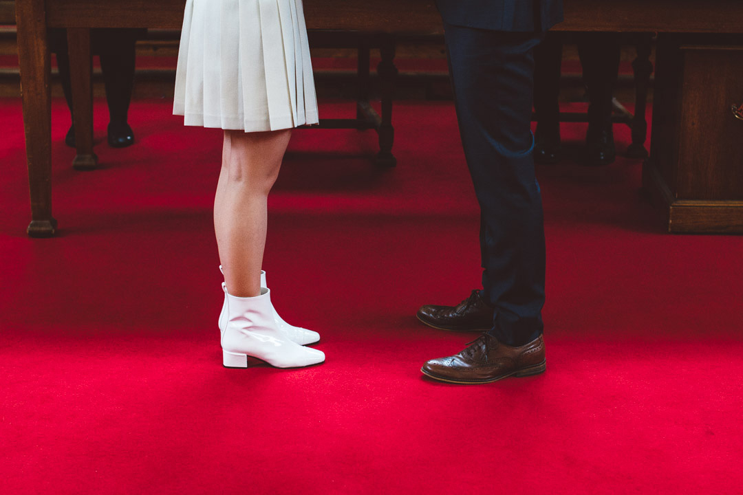 Islington Town Hall Wedding ceremony in Council Chamber