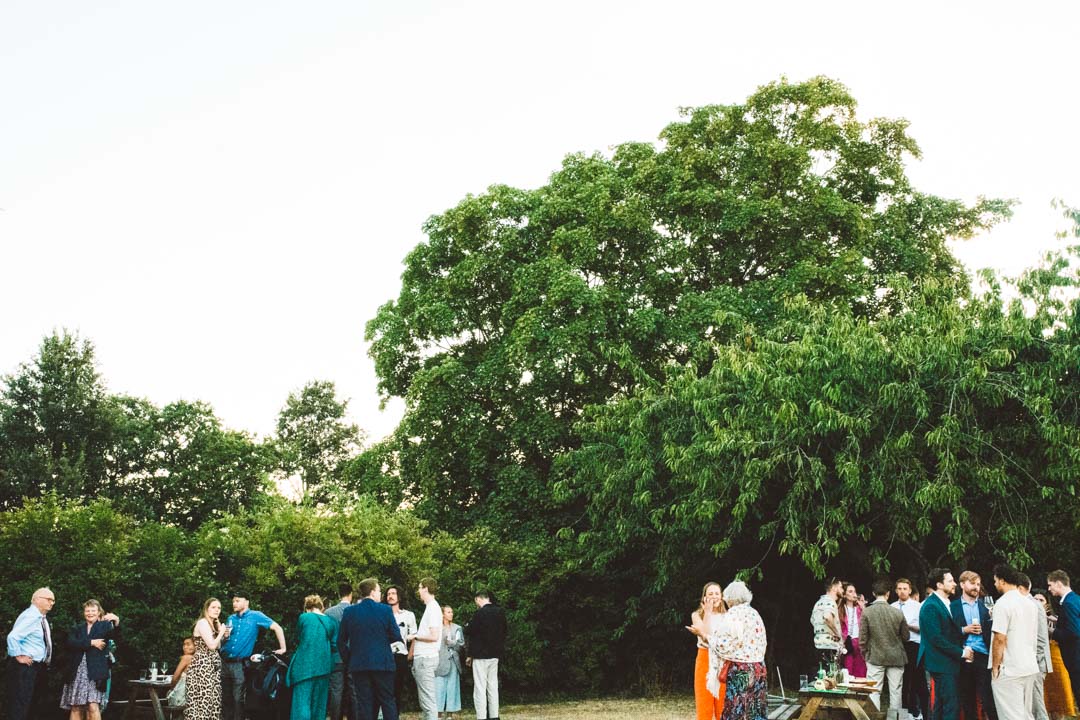 Woodberry Wetlands wedding on the lawn