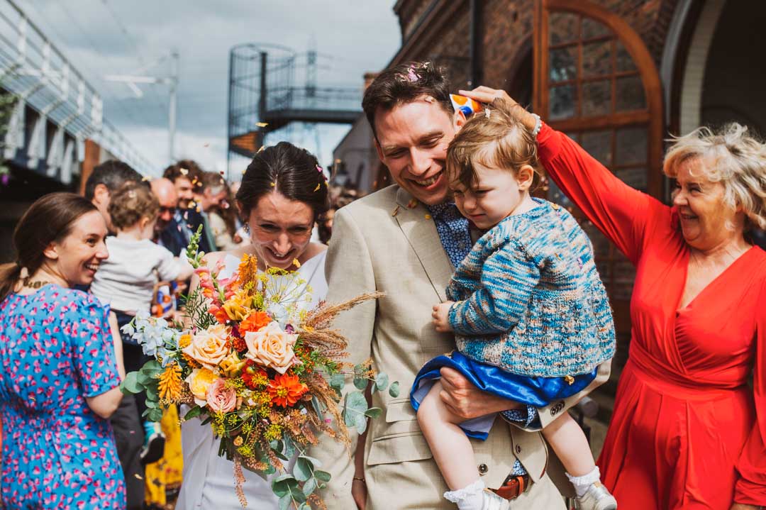 Walthamstow Wetlands wedding confetti