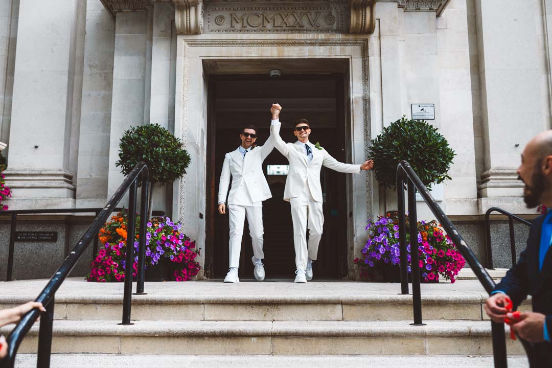 same-sex wedding Islington Town Hall