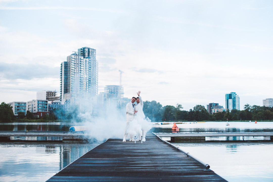 West Reservoir Centre wedding photos
