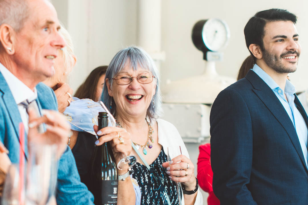 guest laughing