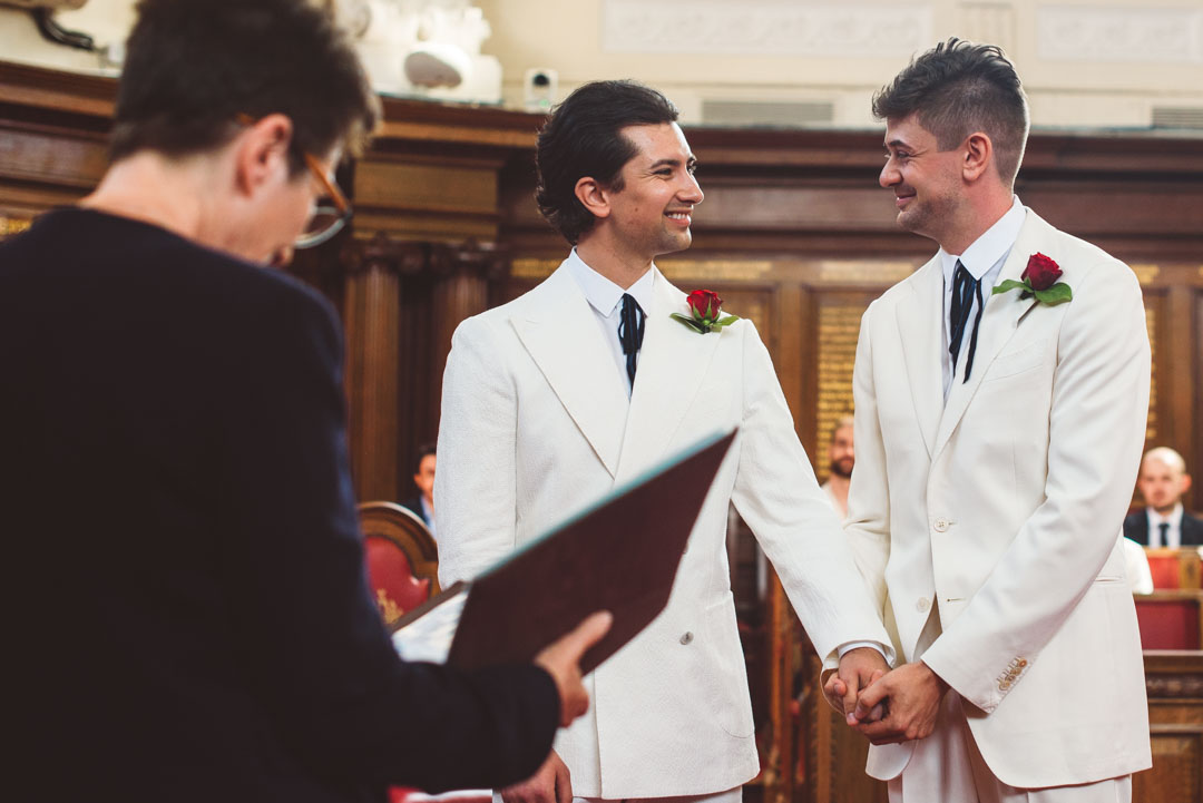 same-sex wedding ceremony