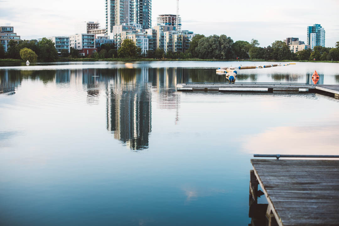 West Reservoir Centre water reflexion