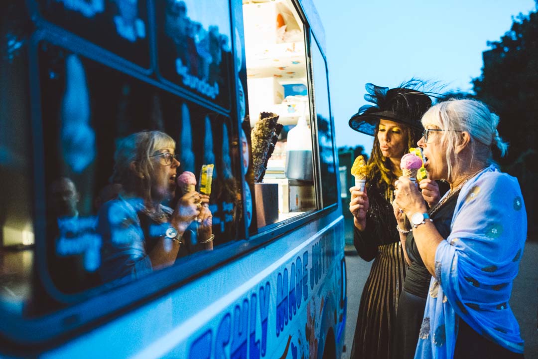 guest having ice cream