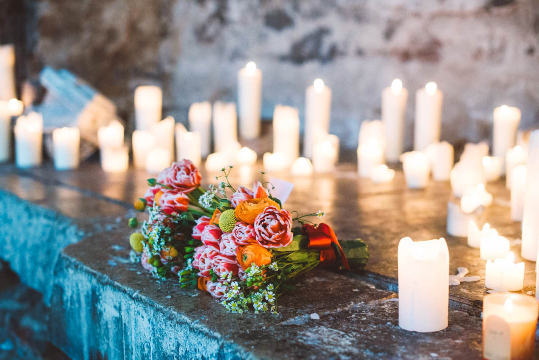 Asylum Chapel wedding bridal bouquet