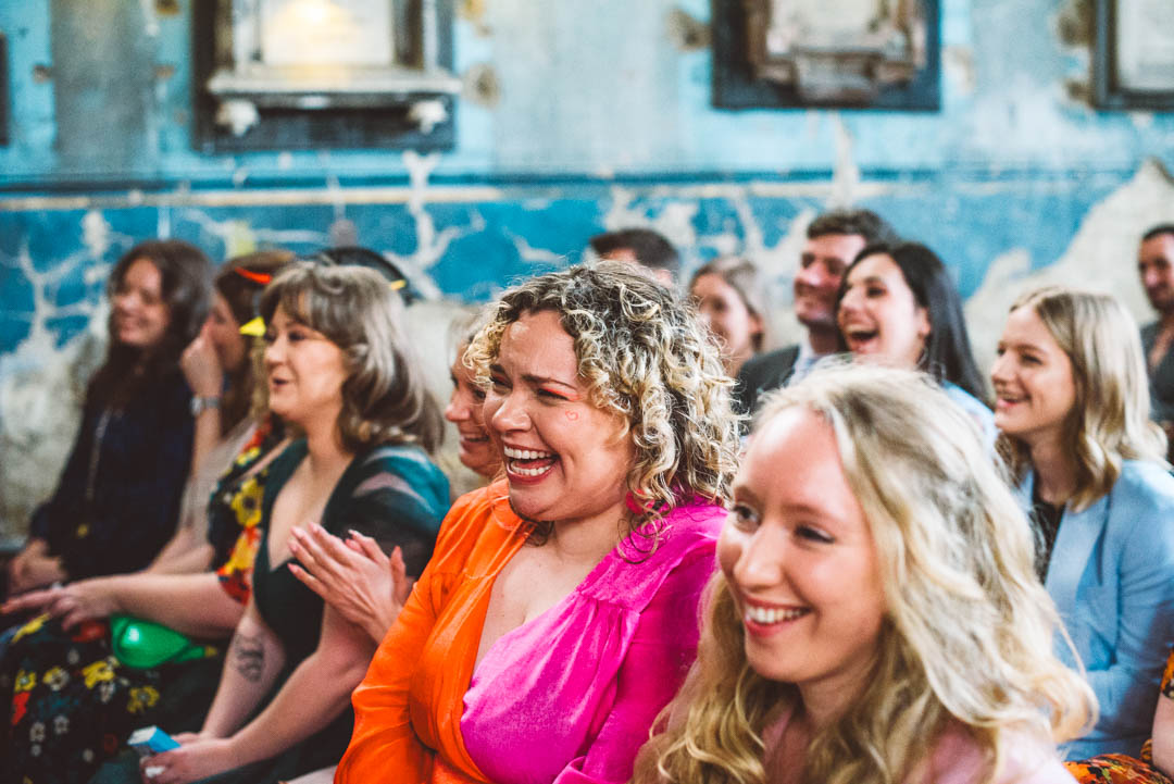 guests laughing