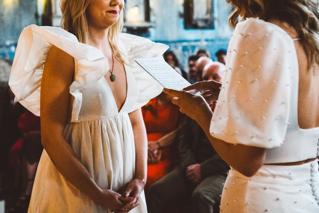 Asylum Chapel lesbian wedding vows