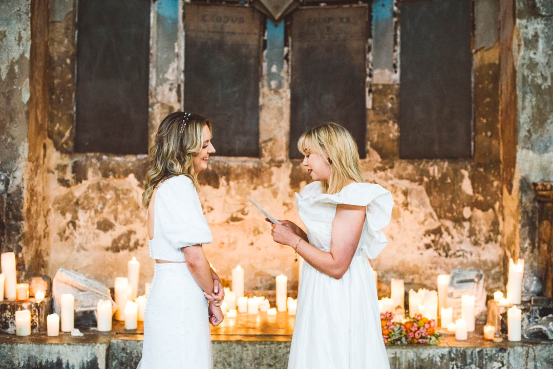 Asylum Chapel lesbian wedding vow