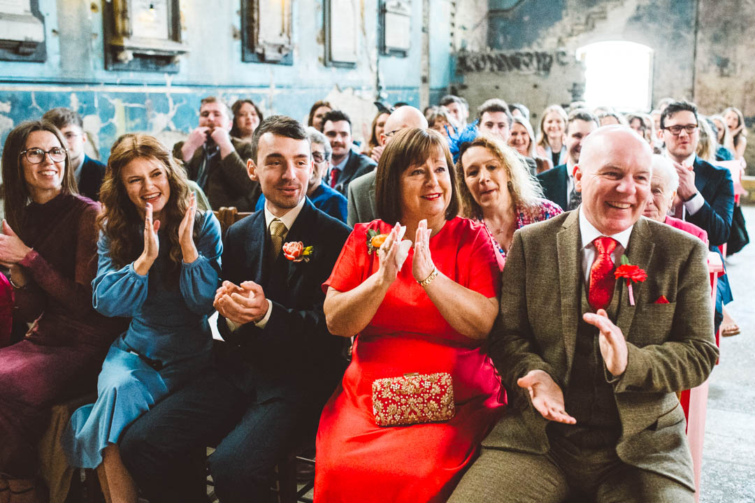 guests clapping