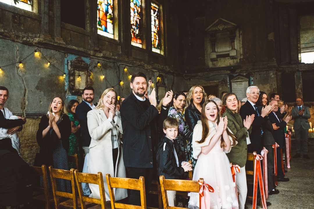 guests clapping