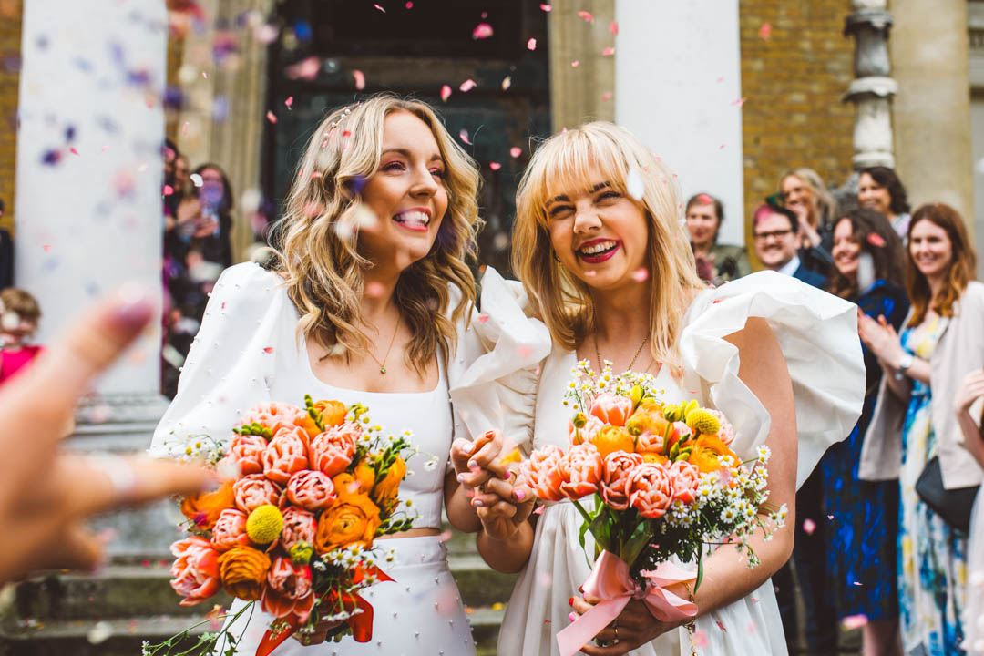 Asylum Chapel wedding confetti throw