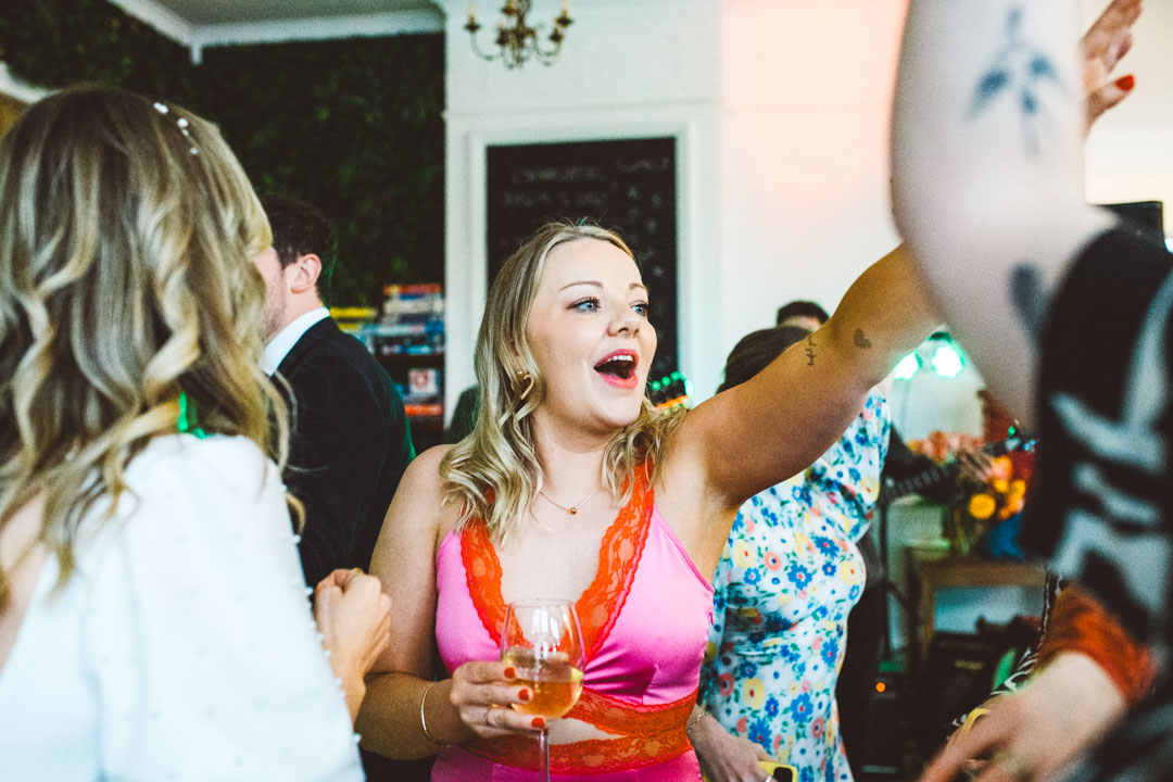 party at Jolly Gardeners wedding