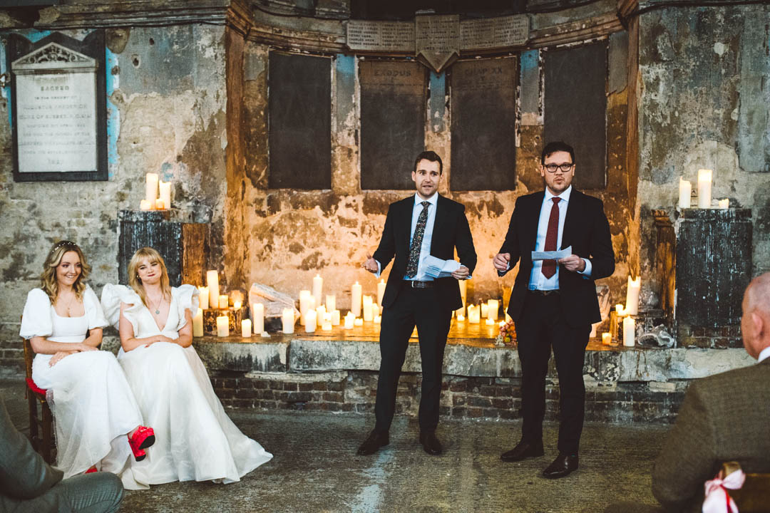 Asylum Chapel lesbian wedding reading