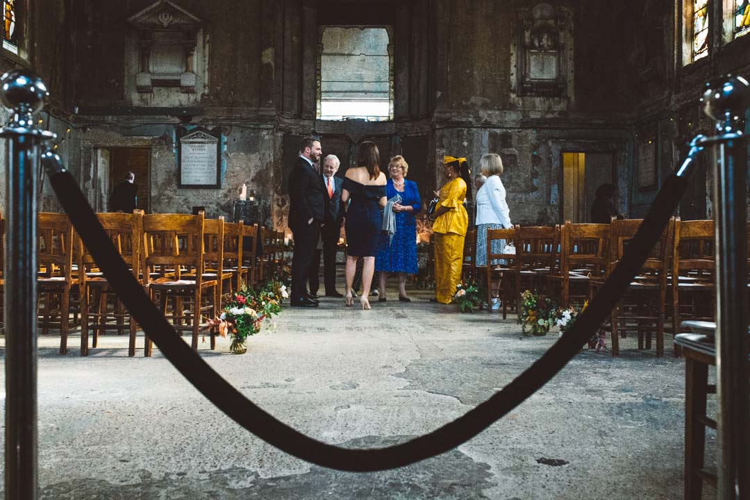 Asylum Chapel Wedding - guests