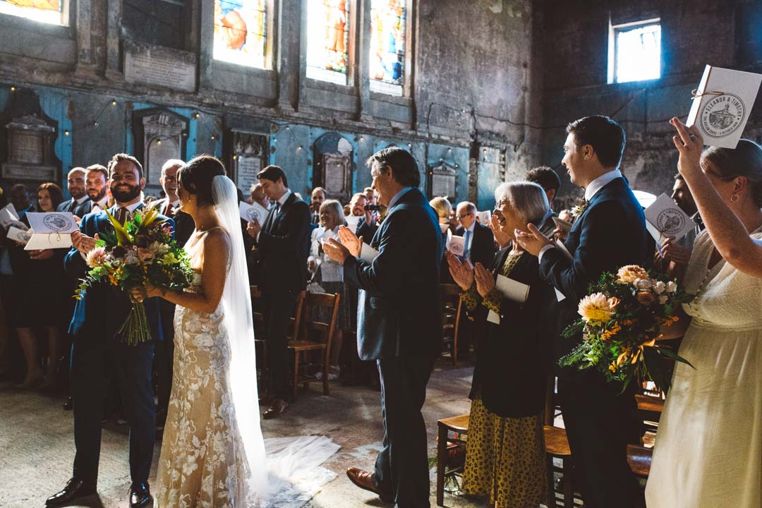 guests clapping