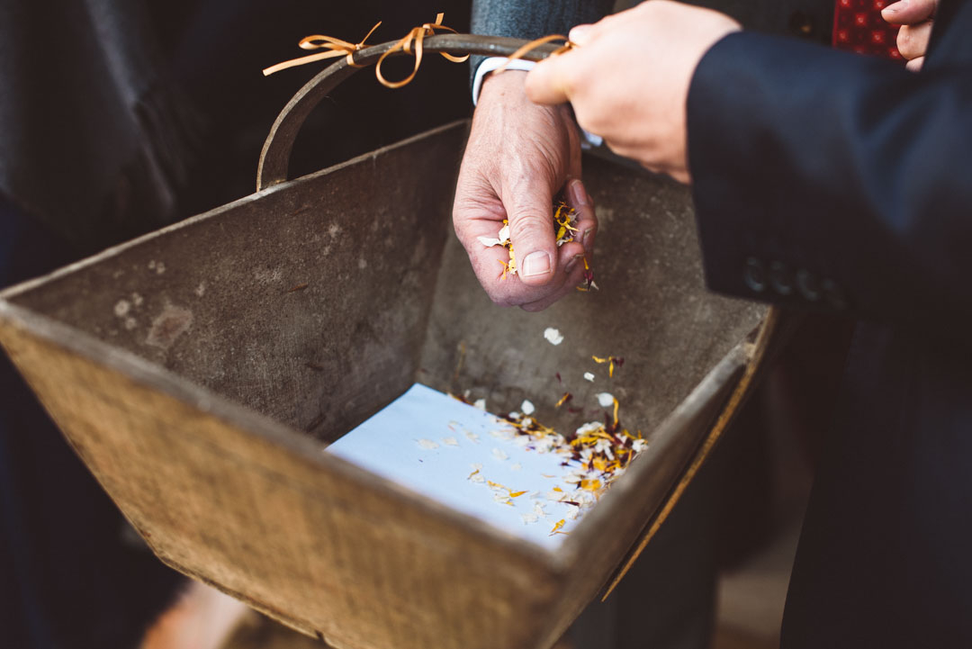 Asylum Chapel Wedding - confetti