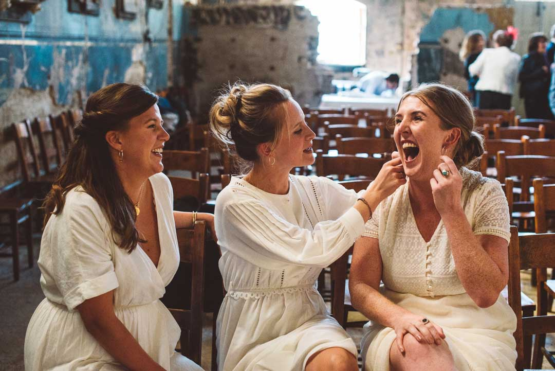 Asylum Chapel Wedding - bridesmaids