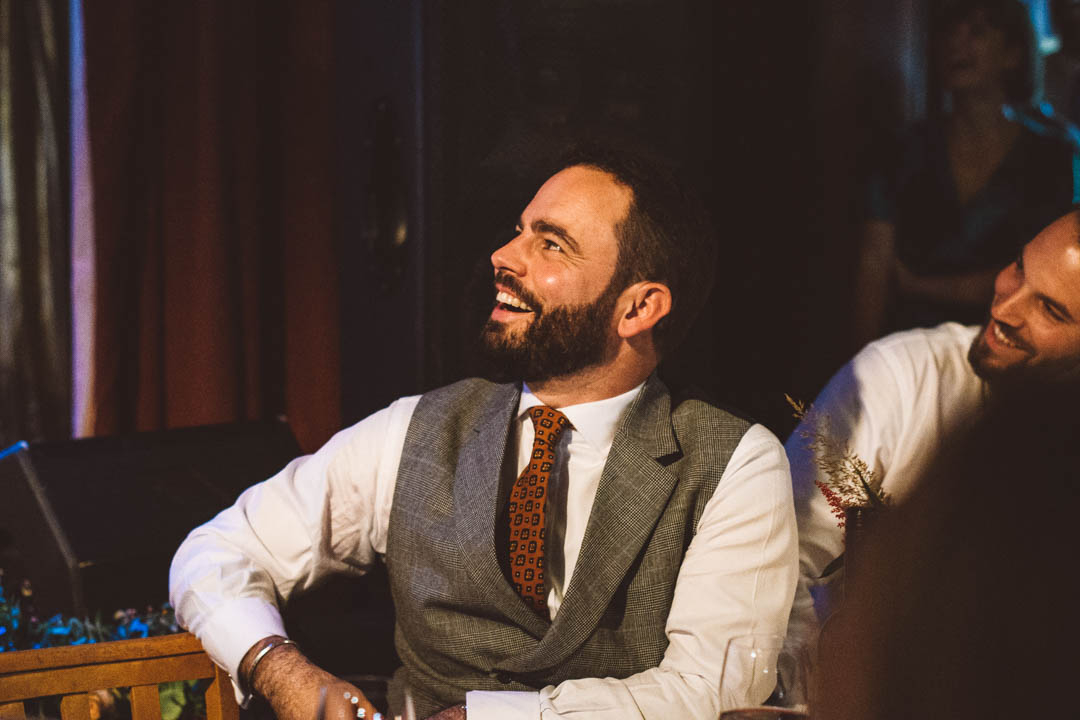 South London pub wedding - groom