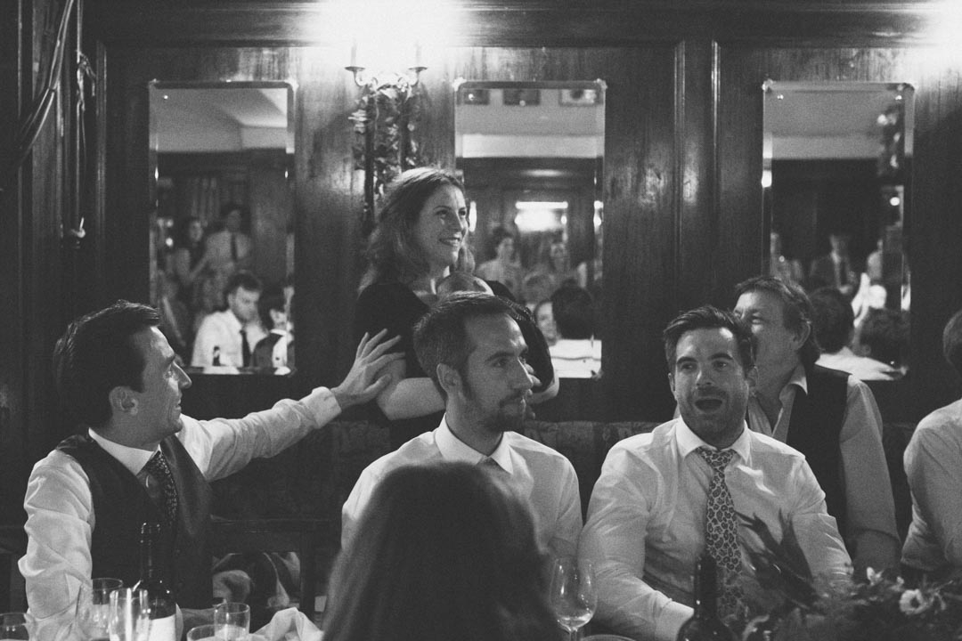 candid shot guests