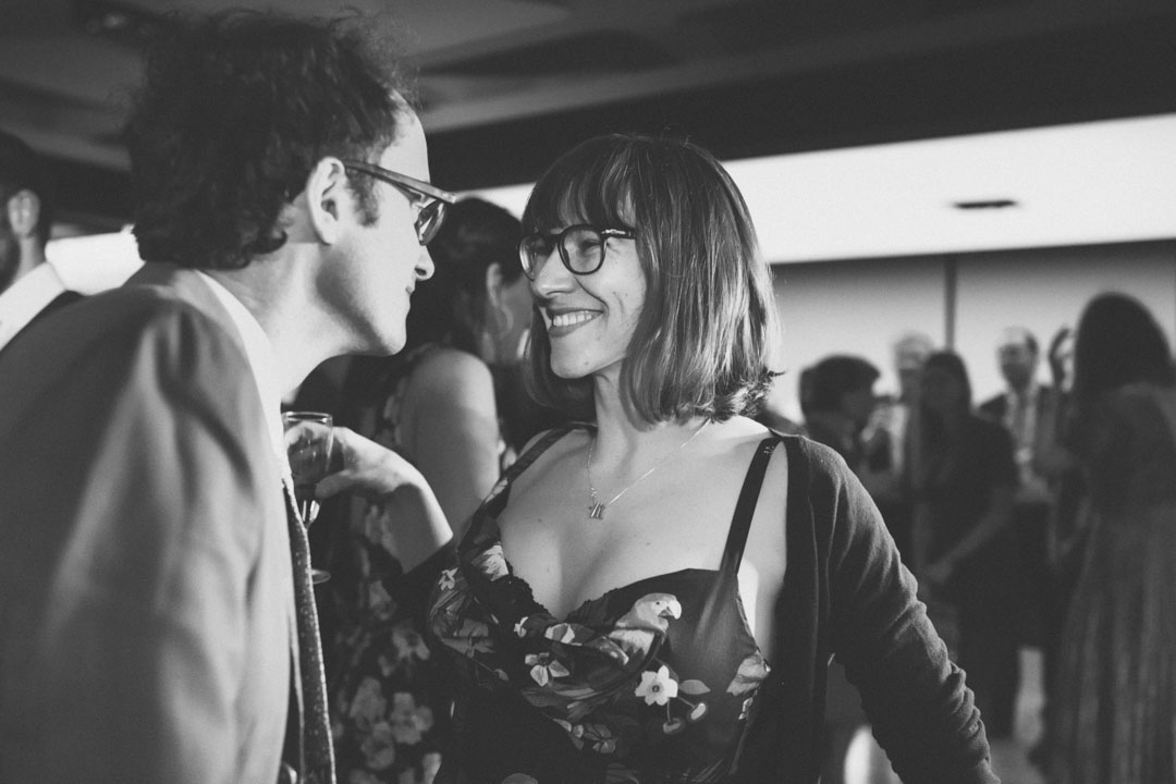 wedding guests dancing