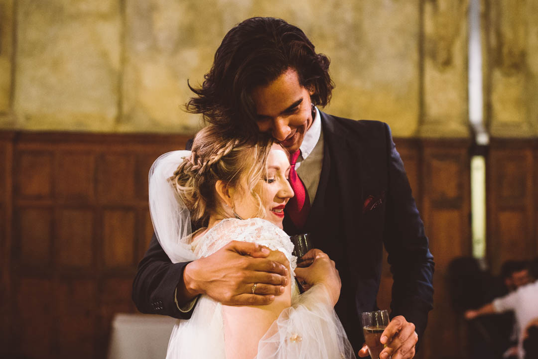 Battersea Arts Centre wedding candid photography
