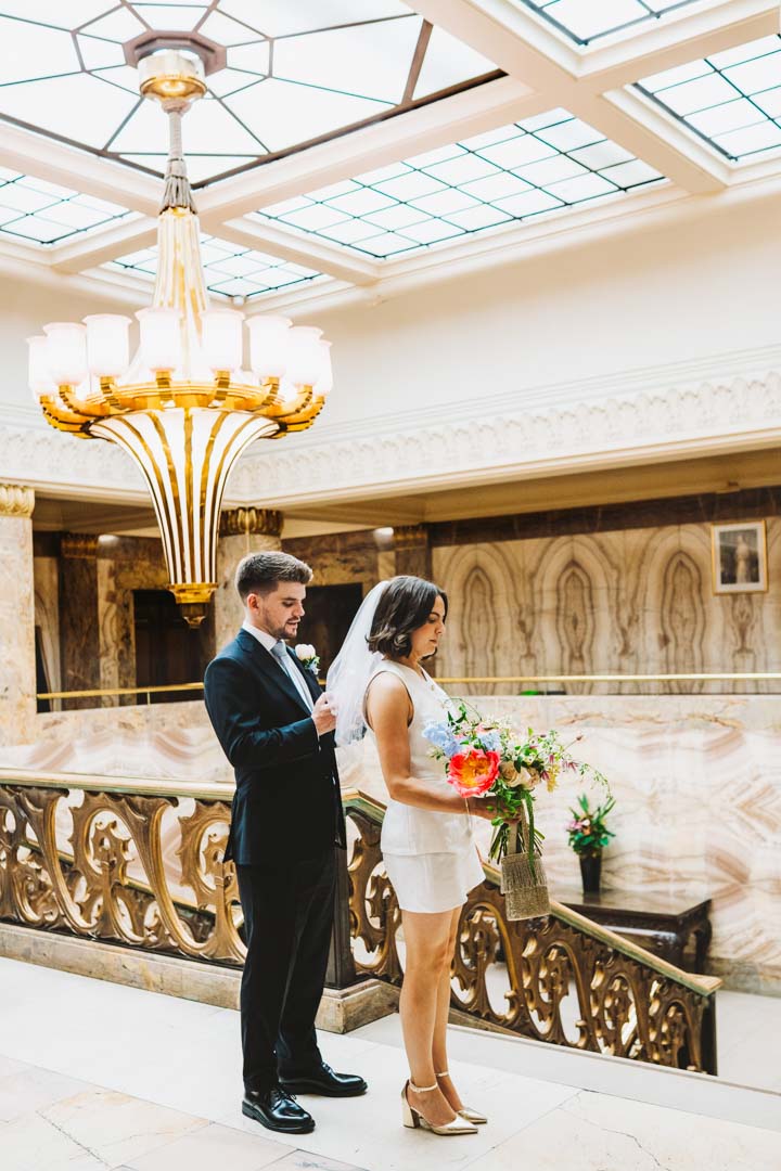 Wandsworth Town Hall candid photo of couple