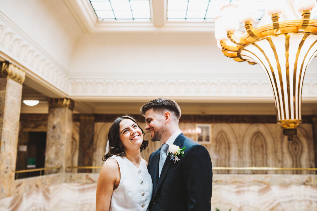 Wandsworth Town Hall couple photo