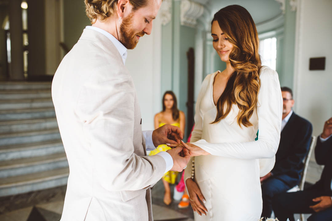 Lambeth Town Hall Circular Hall intimate wedding