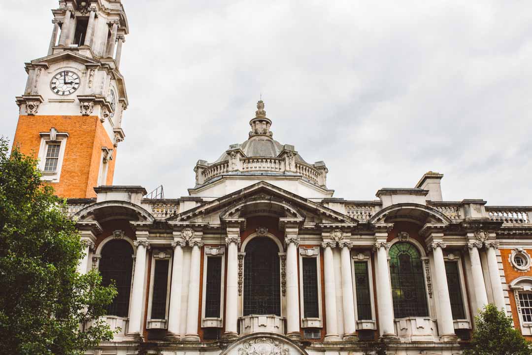 Woolwich Town Hall facade