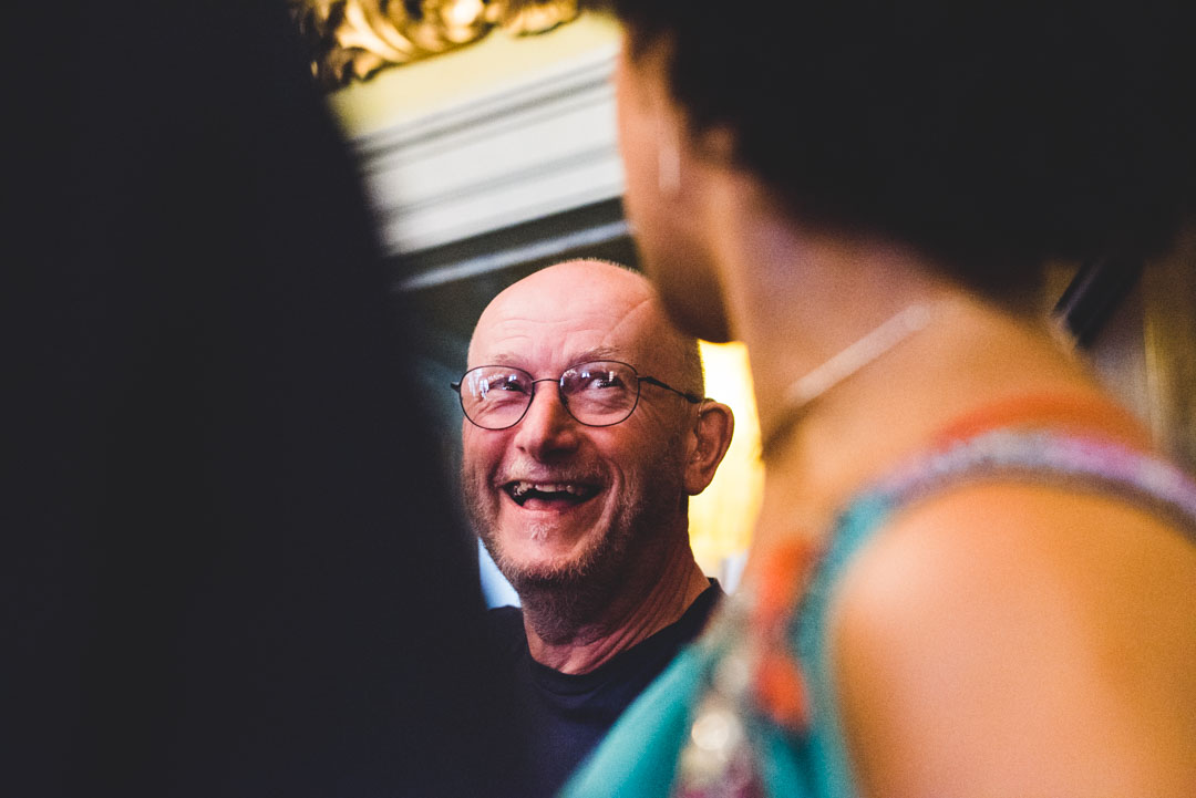 guest laughing