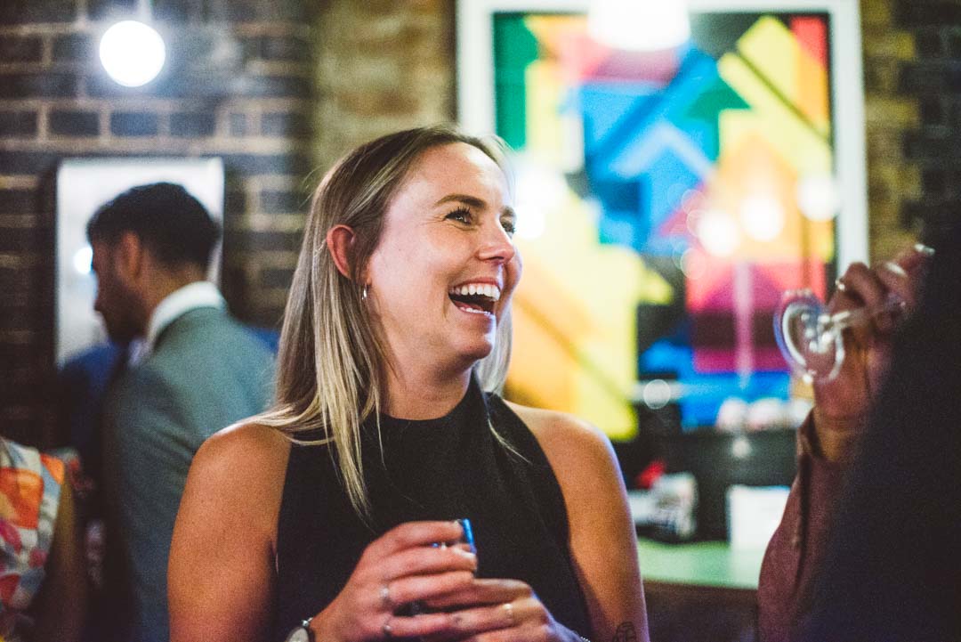guest laughing