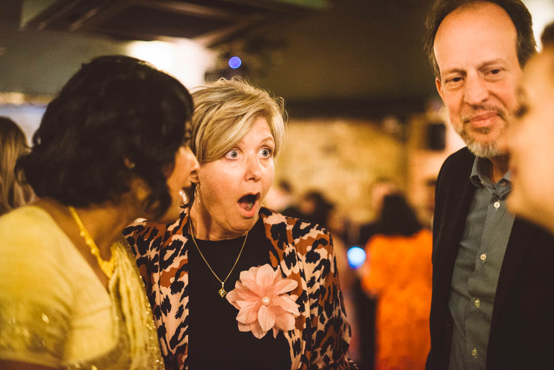 funny candid wedding photo
