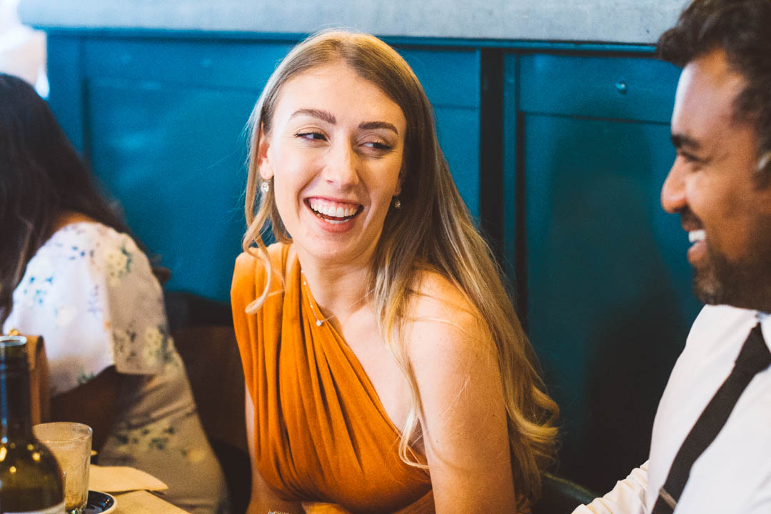 guest smiling